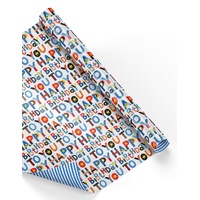 Roll Wrap - Happy Birthday Male (2m)