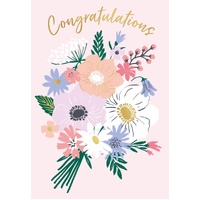 Card - Congratulations Floral Bouquet