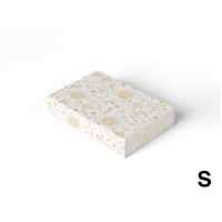 Gift Box Small - Botanic Gold on White
