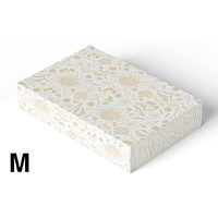 Gift Box Medium - Botanic Gold on White