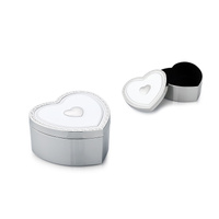 Trinket Box w/White Heart