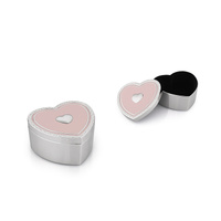 Trinket Box w/Pink Heart