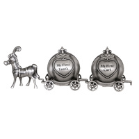 First Tooth And Curl Carriage Pewter - Mini Pumpkin