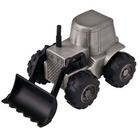 Money Box - Front End Loader Pewter