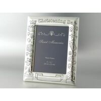 My Christening Day Photo Frame Embossed