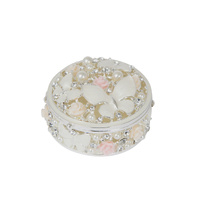 Epoxy Trinket Box w/ Butterfly & Roses