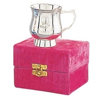 Christening Georgian Mug - Pink Box