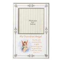 My Guardian Angel White Photo Frame