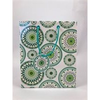 Gift Bag Medium - Jade Circles