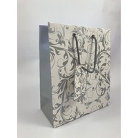 Gift Bag Medium - Silver Linework