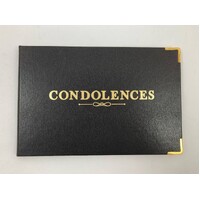 Condolences Book - Black