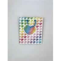 Gift Bag Small - Rainbow Hearts