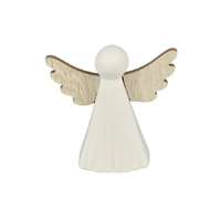 Ceramic White Deco Angel - Small
