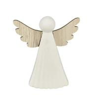 Ceramic White Deco Angel - Large