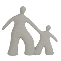 Familia Resin Sculpture Taupe