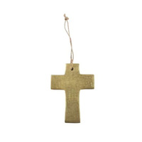 Filemu Gold Metal Cross w/Cord