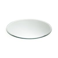 Candle Mirror Plate w/Bevelled edge 30cm