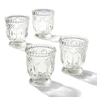 Votive Candle Holder Heirloom Clear (7.2x7.6cmH)