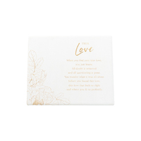 Wedding True Love Verse Plaque