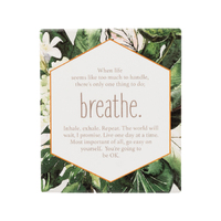 Greenhouse Mindfulness Verse Plaque