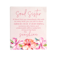 Talulah Soul Sister Verse Plaque