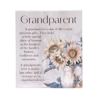 Saddle & Bloom Grandparent Verse Plaque