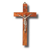 Crucifix Olive Wood - 200 x 120mm
