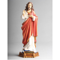 Statue 20cm Resin - Sacred Heart Jesus