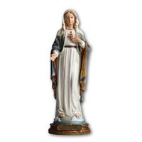 Statue 12cm Resin - Sacred Heart Mary (Immaculate Heart)