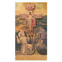 San Damiano Cross with Card