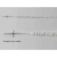 Rosary Bracelet Crystal Glass - 5mm Beads