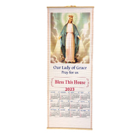 2025 Wood Scroll Calendar - Miraculous