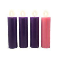 Candle Advent Set 4 - 75 x 250mm (3"x10")
