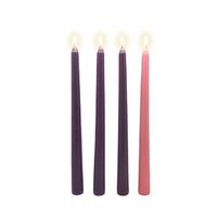 Candle Advent Set of 4 - Taper Candles (10")