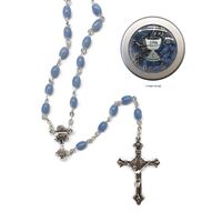 Communion Immit Blue Mop Rosary