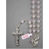 Rosary Genuine Rose Quartz - 6mm Beads