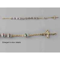 Rosary Bracelet Ceramic White - 8mm Beads