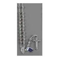 Rosary White Cloisonne Ceramic - 8mm Beads
