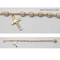 Rosary Bracelet Pearl - 4mm Beads