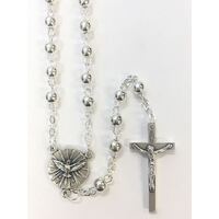 Confirmation Metal Silver Rosary