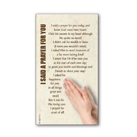 Holy Card - I Said A Prayer For You