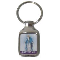 Keyring Square Silver Miraculous