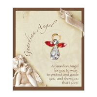 Birthstone Lapel Pin Angel-Jan