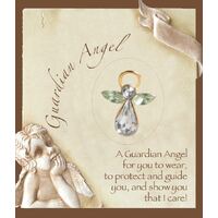 Birthstone Lapel Pin Angel-Aug
