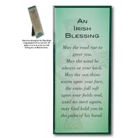 Message in Glass - Irish Blessing