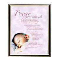 Gold Frame Prayer For A Little Girl