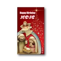 Holy Card Christmas Child Series  - Happy Birthday Jesus