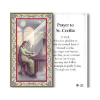 Holy Card 734  - St Cecilia