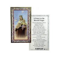 Holy Card 734 - Our Lady of Mt Carmel