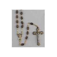 Rosary Black & Gold - 6mm Beads